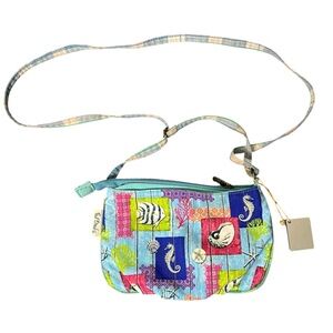 Paul Brent Coastal Life Sun N Sand Wearable Art Oceanic Crossbody Canvas Bag